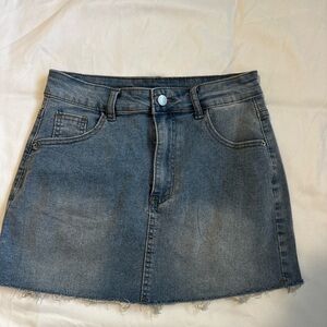 Denim Mini Skirt